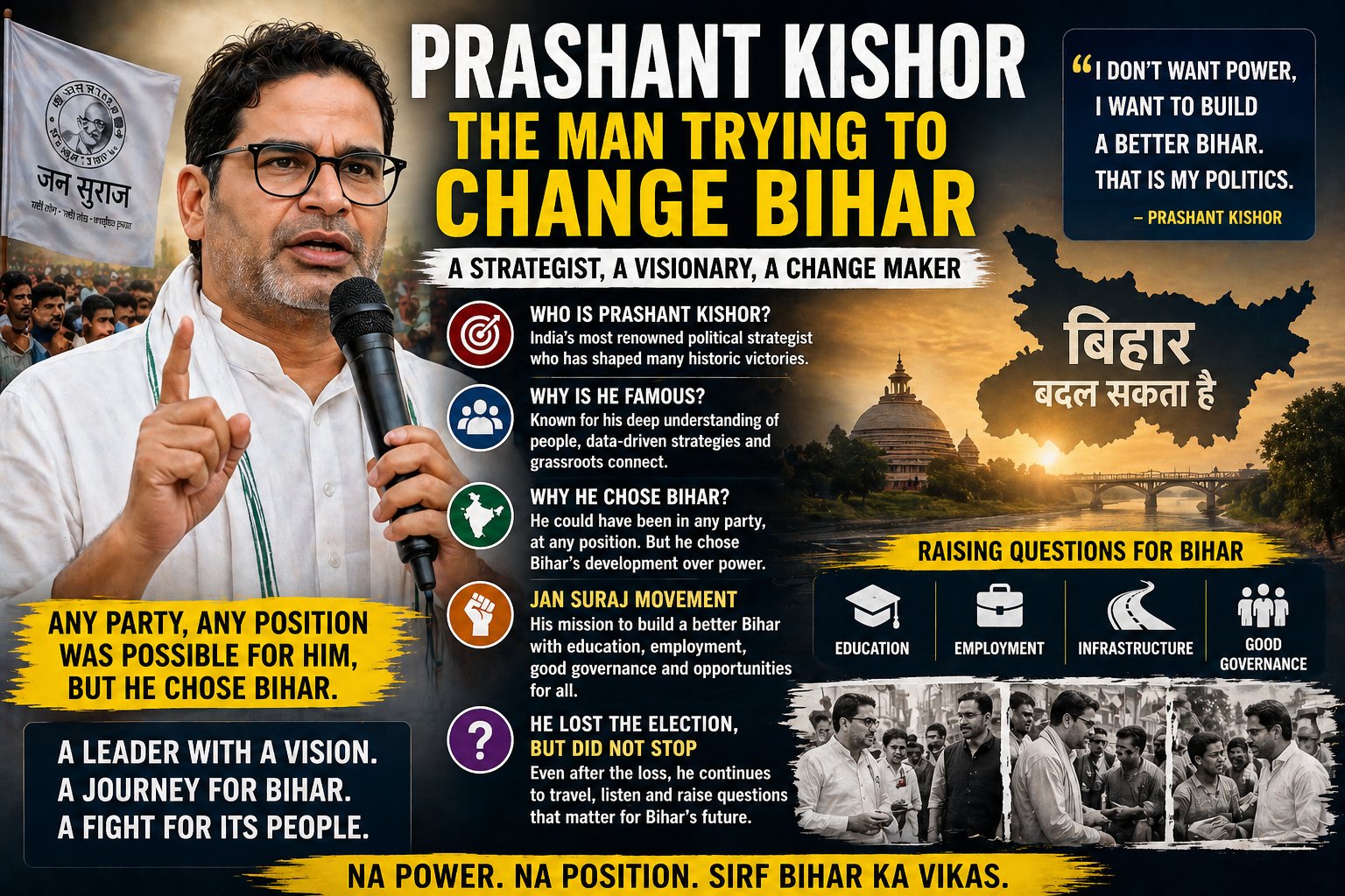 Who Is Prashant Kishor? Why India’s Most Renowned Political Strategist Chose Bihar’s Development Over Power
