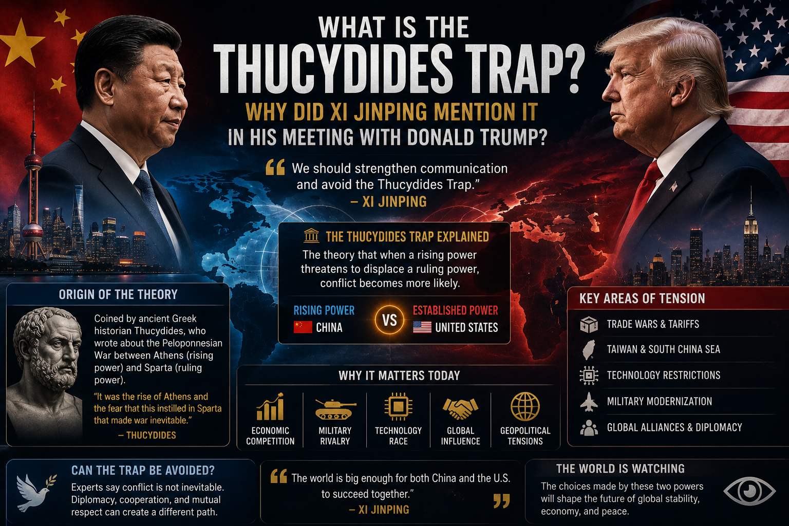 What Is the Thucydides Trap? Why Xi Jinping Mentioned It During Talks With Donald Trump